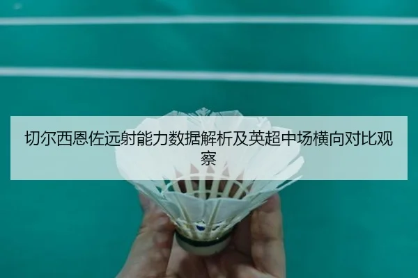 切尔西恩佐远射能力数据解析及英超中场横向对比观察